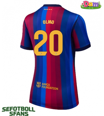 Barcelona Dani Olmo #20 Hemmatröja Kvinnor 2026-27 Kortärmad
